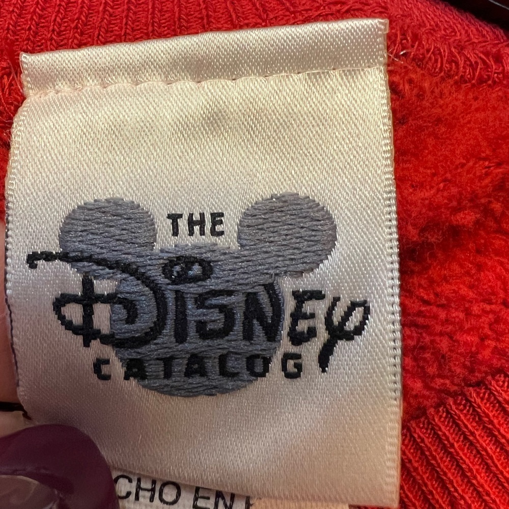 Vintage 90’s Winnie the Pooh Tigger The Disney Catalog Red Sweatshirt Mens XXL - Picture 5 of 10